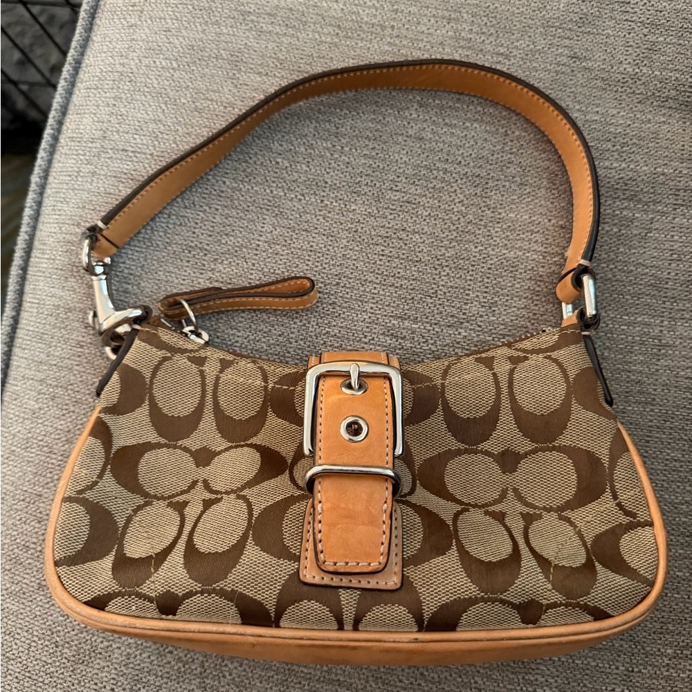 Small Coach monogram purse